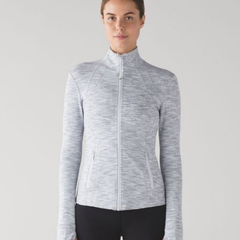 Lululemon Define Jacket Gray and White